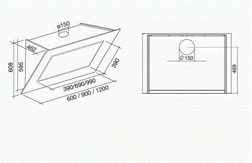 QUAS90W3 Falmec afbeelding 2