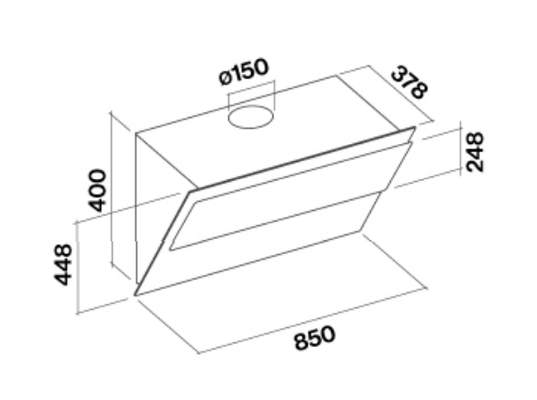 Falmec afzuigkap  VERSO85BLE afbeelding 4