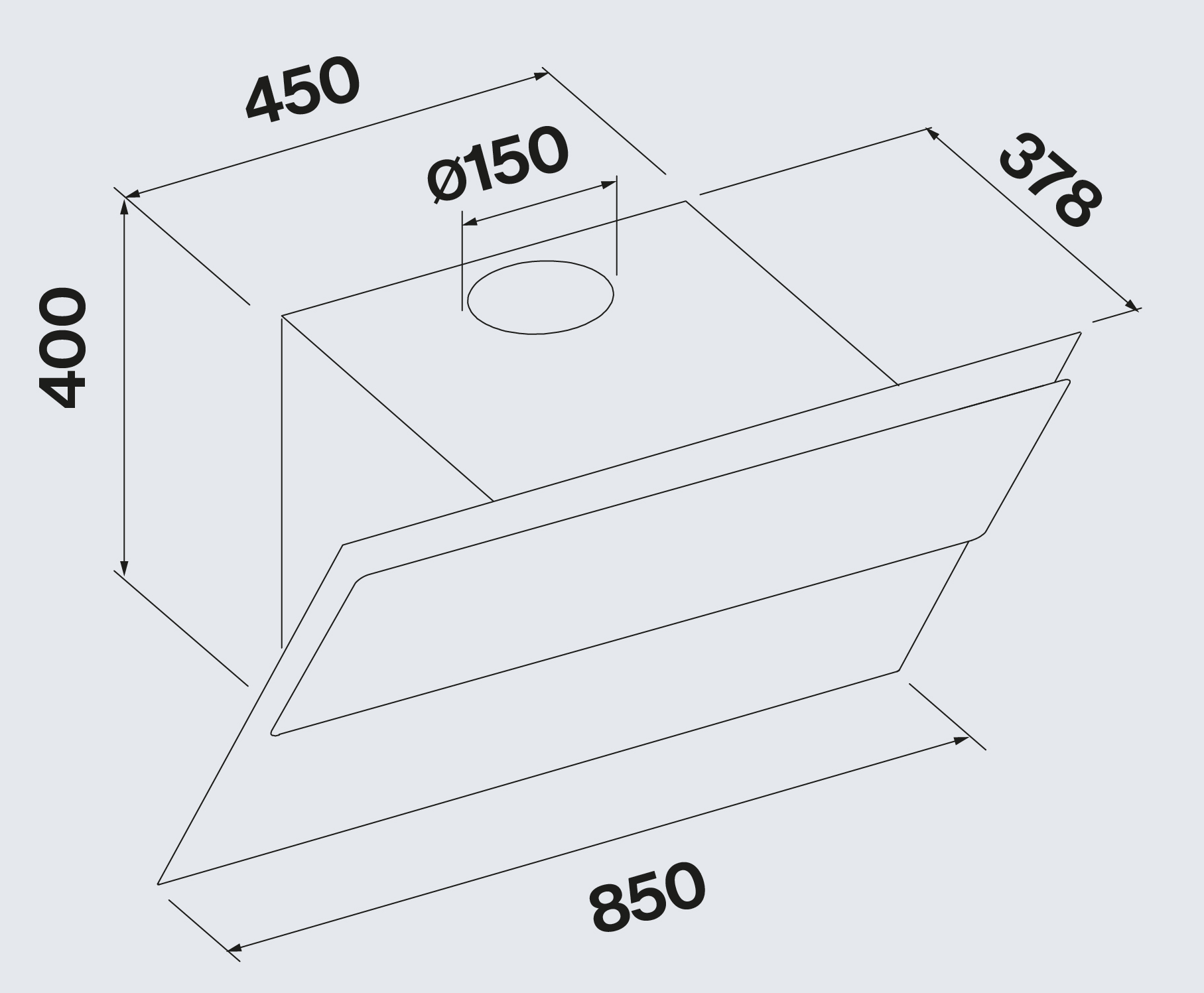 Falmec afzuigkap  VERSO85W/1 afbeelding 4