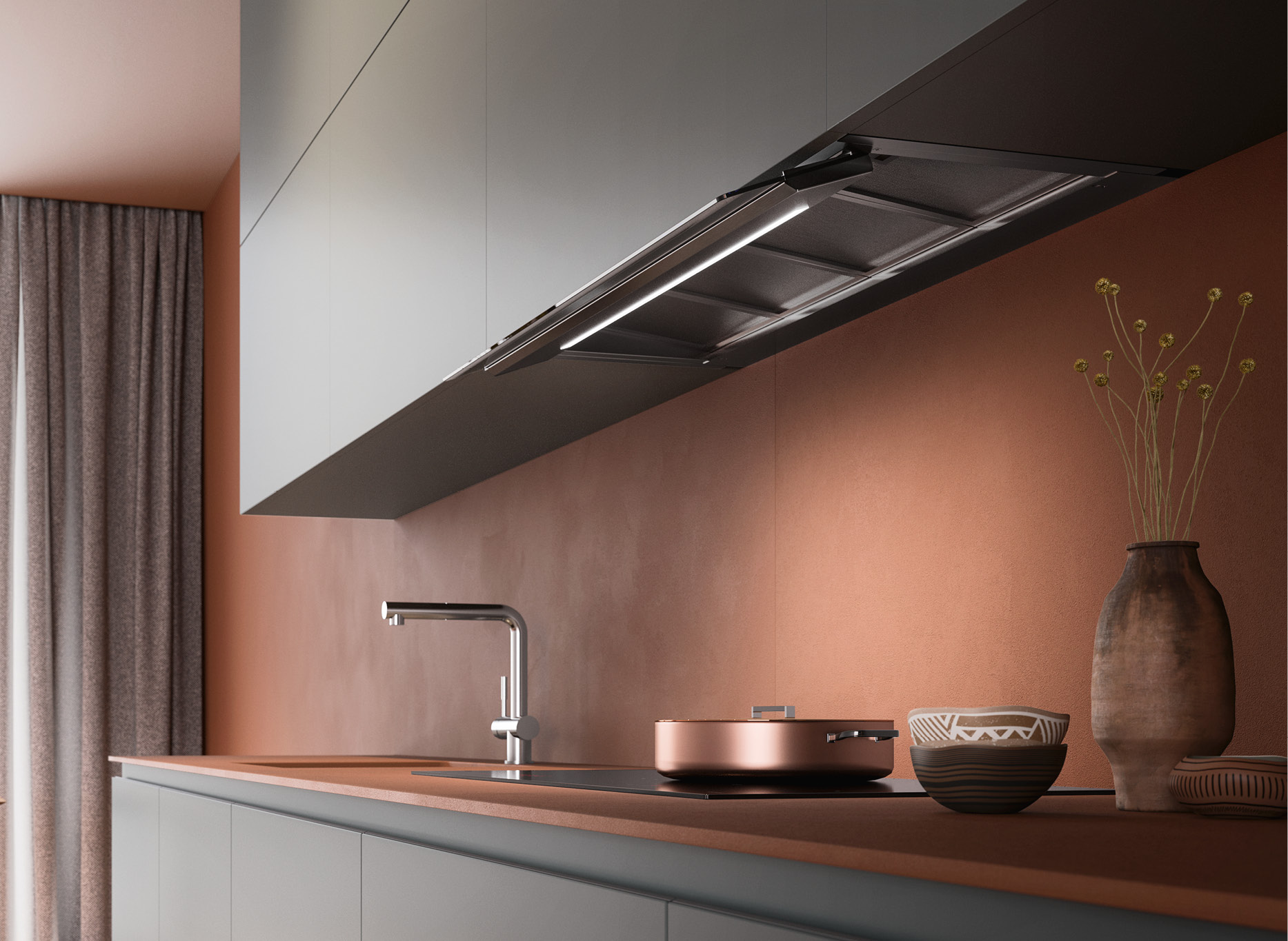 Falmec VIRGOTOUCH120WBL  afzuigkap afbeelding 5