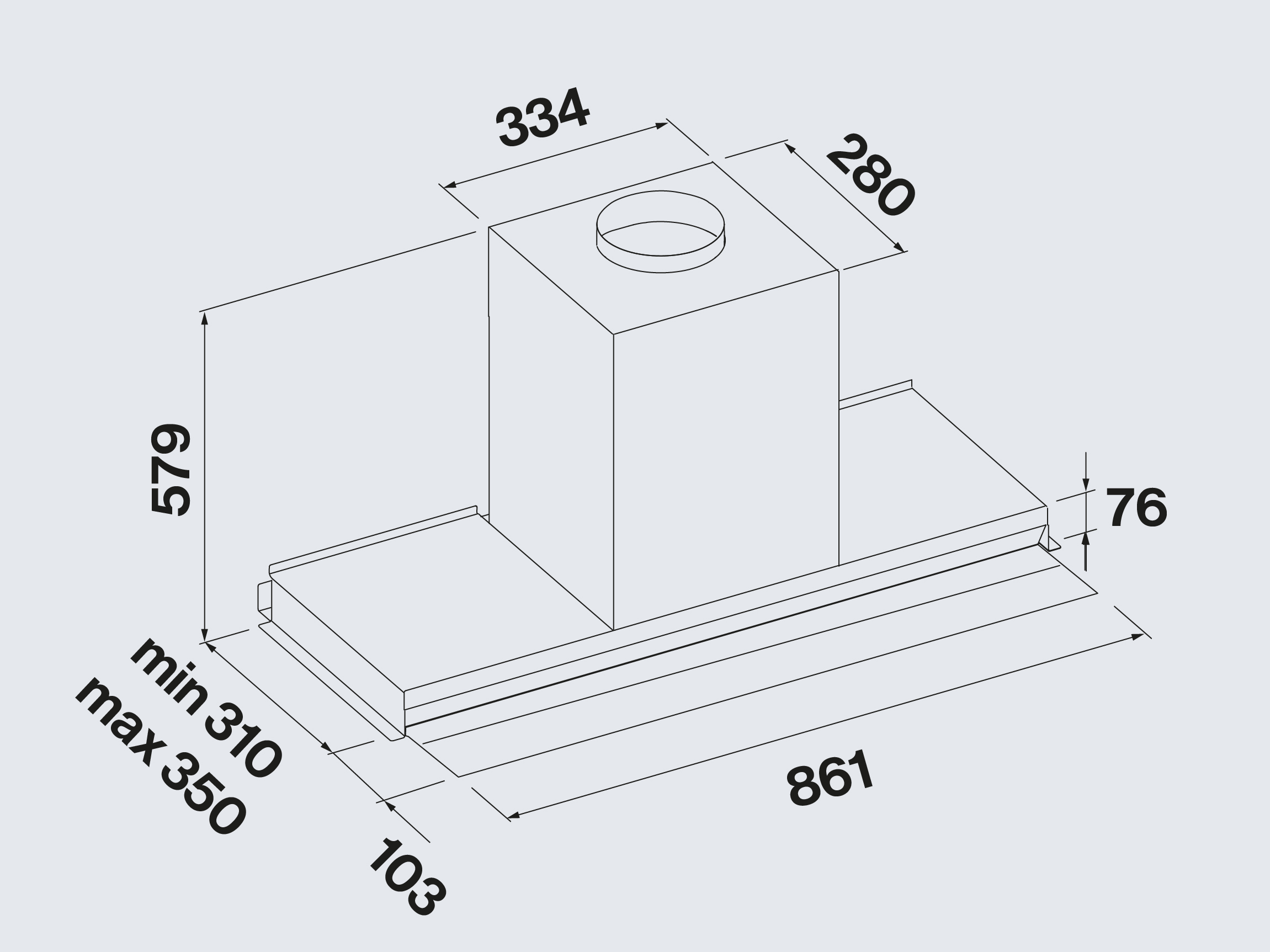 VIRGOTOUCH90NW3 Falmec afbeelding 2