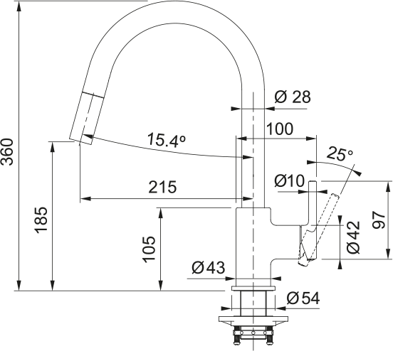 Franke keukenkraan  1150626055 afbeelding 4