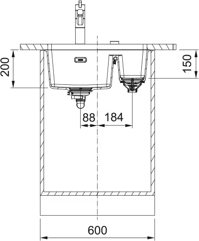 Franke spoelbak 1250697335 afbeelding 3