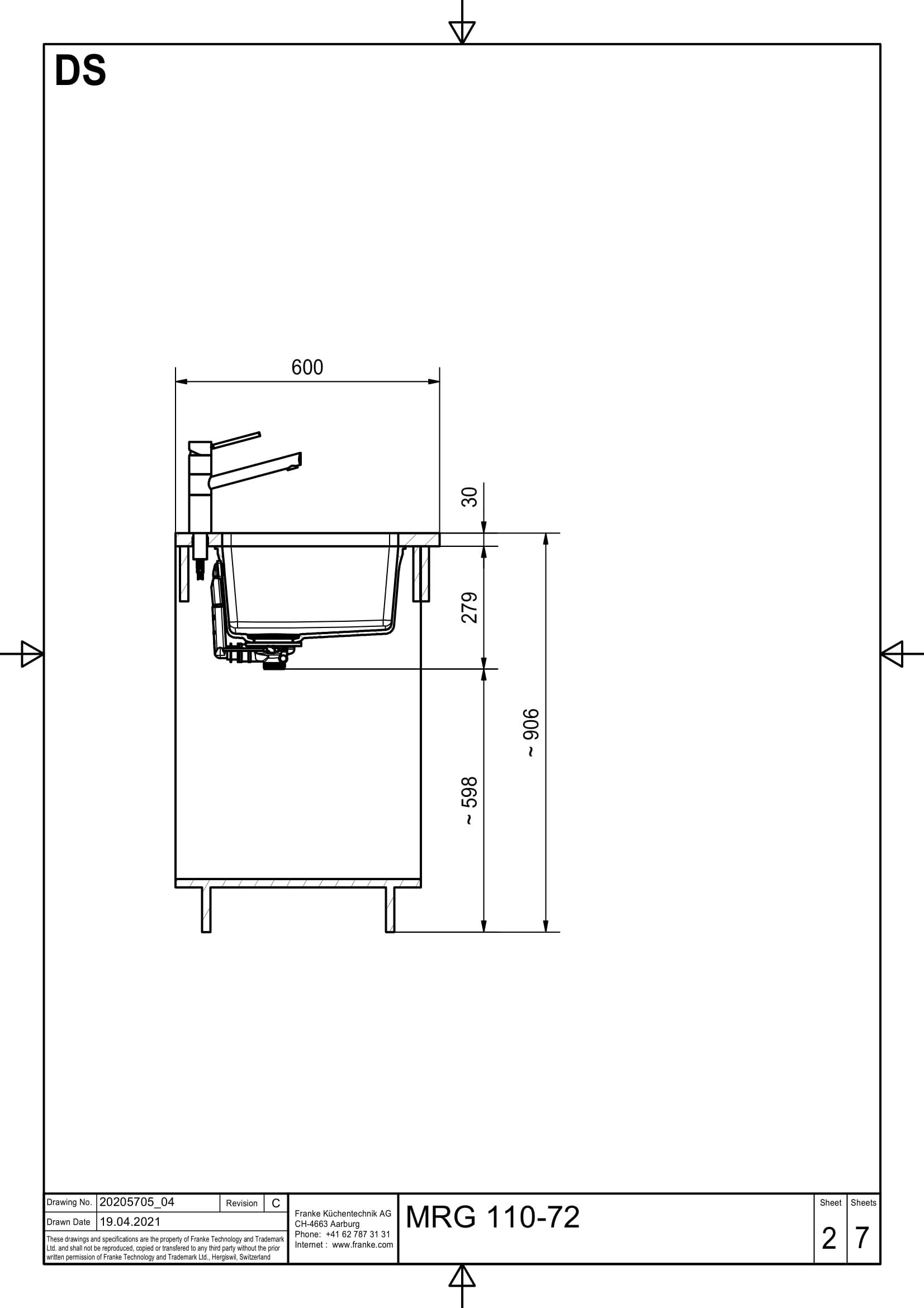 Franke 1250714605  spoelbak afbeelding 5