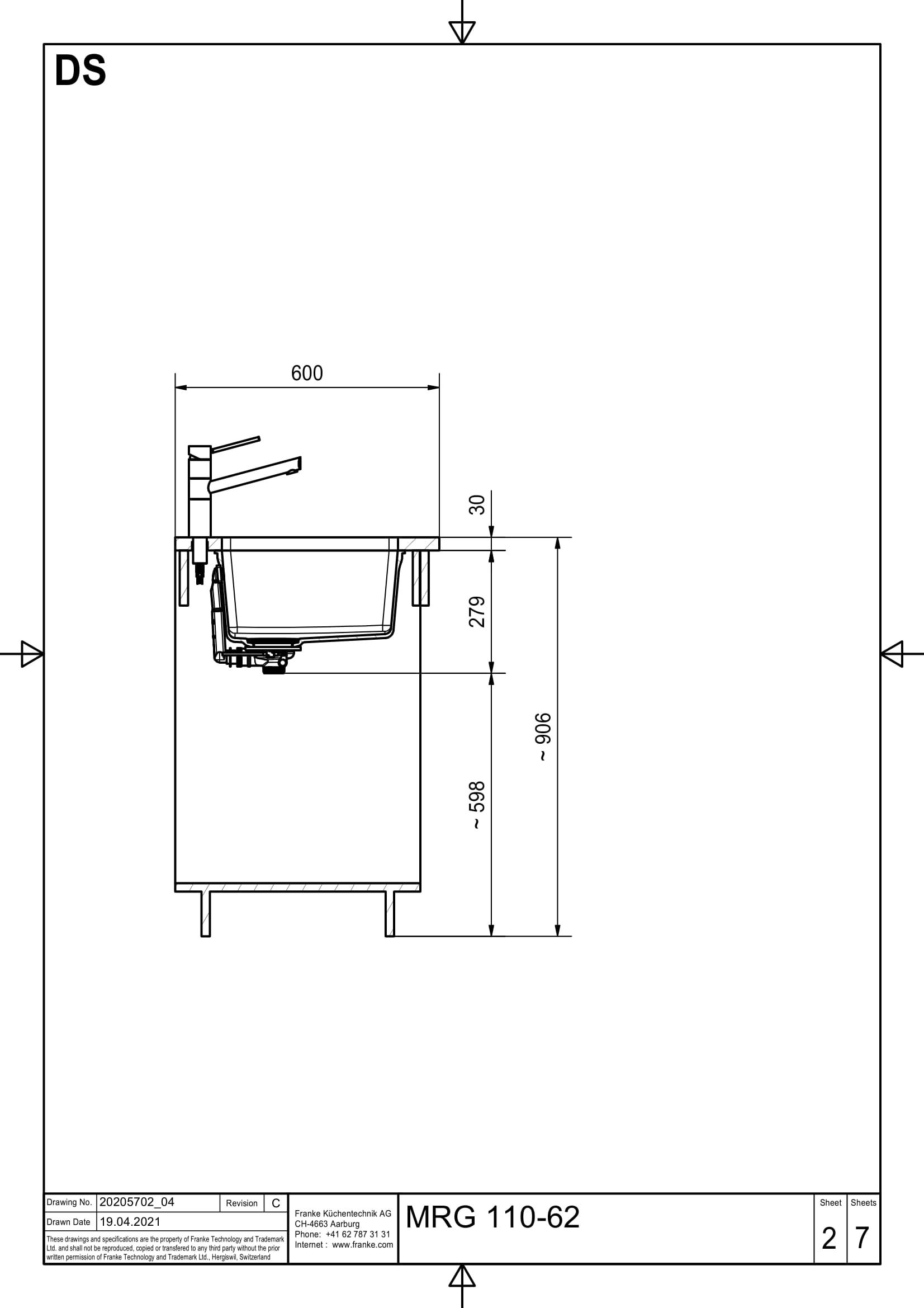 Franke 1250725629  spoelbak afbeelding 5