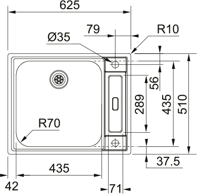 Franke spoelbak  1270296789 afbeelding 4