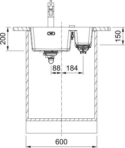 Franke spoelbak 1350697373 afbeelding 3