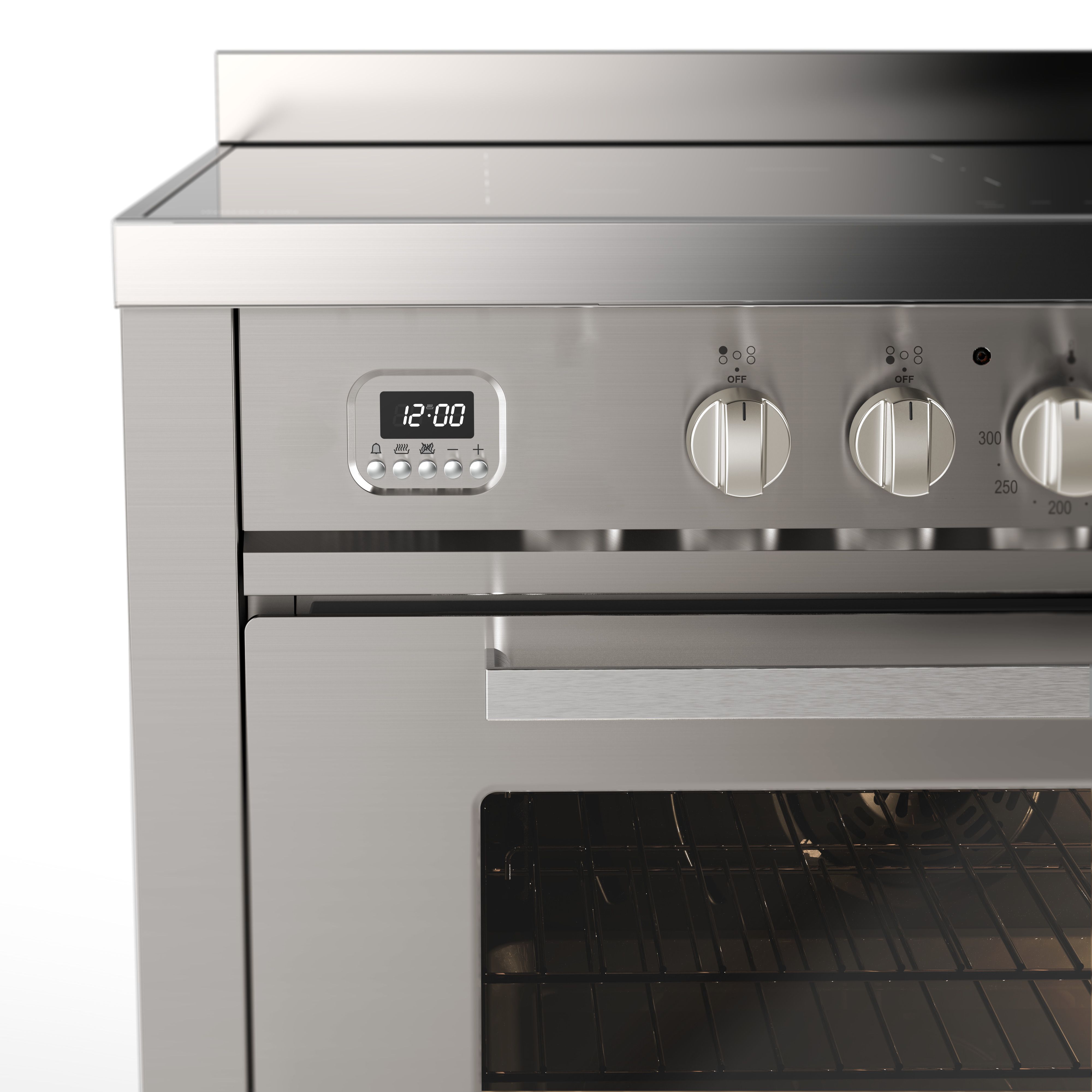 ILVE fornuis  LBI095WSCM3/SS afbeelding 4