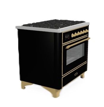 ILVE fornuis M096DNE3/BKG afbeelding 3