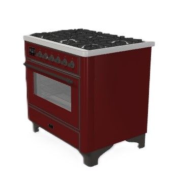 ILVE fornuis  M096DNE3/BUB afbeelding 4