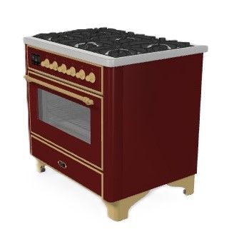 ILVE fornuis  M096DNE3/BUG afbeelding 4