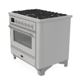 ILVE fornuis M096DNE3/SSC afbeelding 3