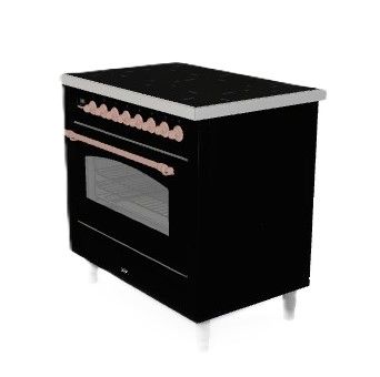 ILVE fornuis  PI096NE3/BKP afbeelding 4