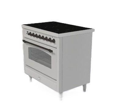 ILVE fornuis  PI096NE3/SSB afbeelding 4