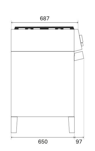 ILVE PMI09S3/MK  fornuis afbeelding 5