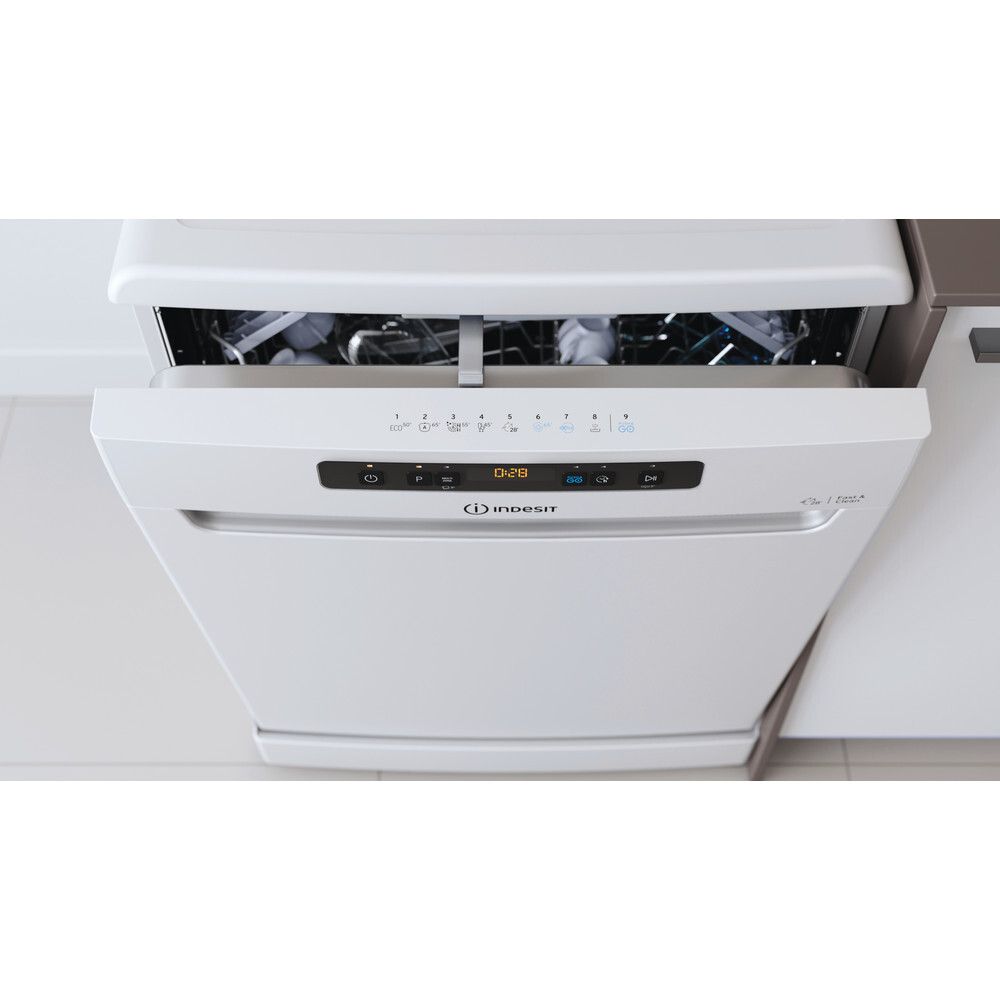 Indesit DFO 3T133 A F vrijstaand vaatwasser afbeelding 5