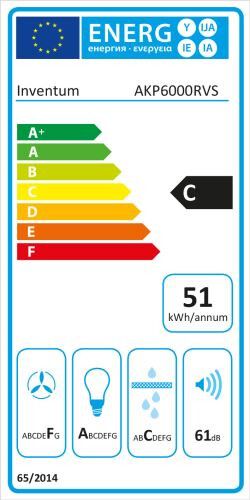 Inventum afzuigkap  AKP6000RVS afbeelding 4