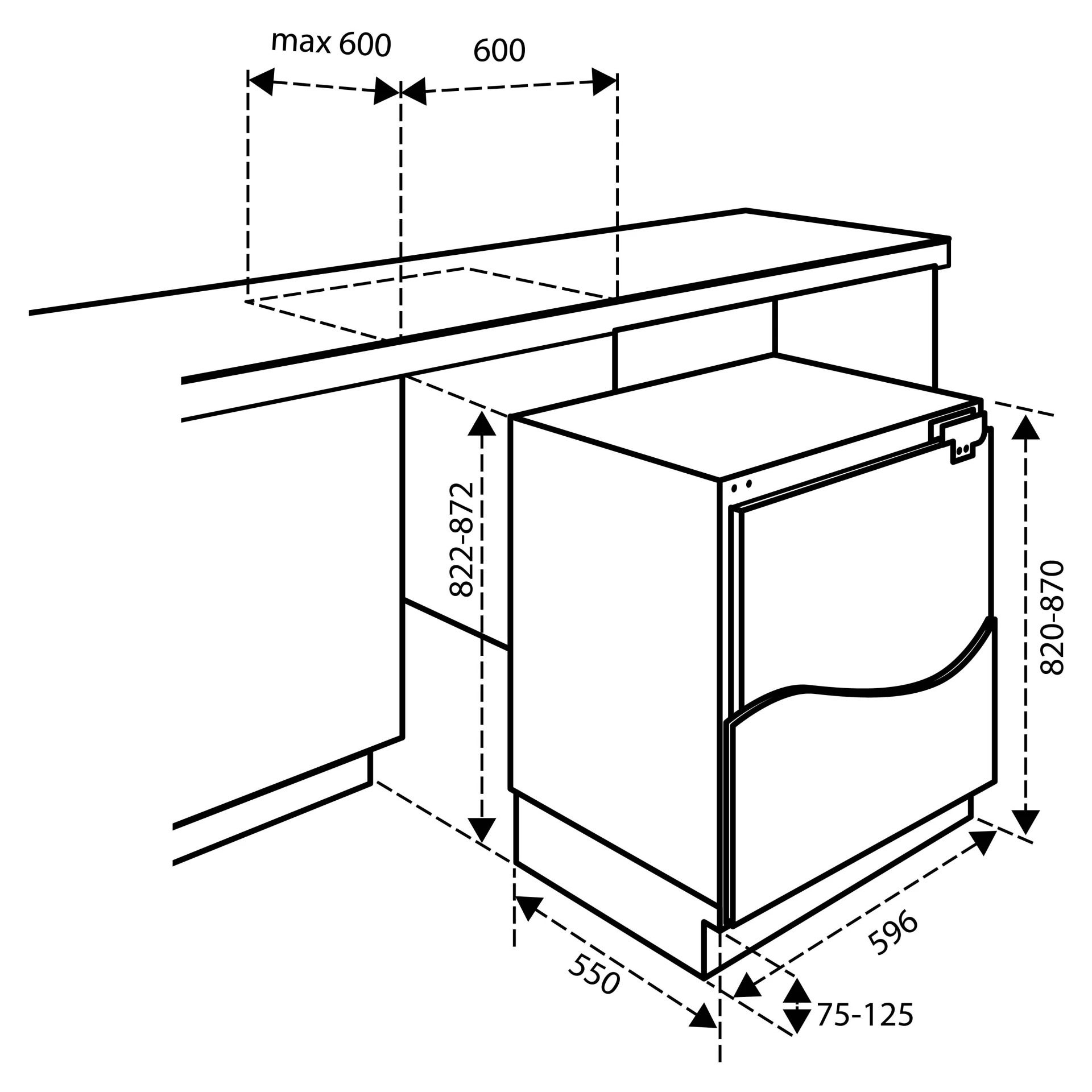 Inventum koelkast inbouw IKK0822D afbeelding 4