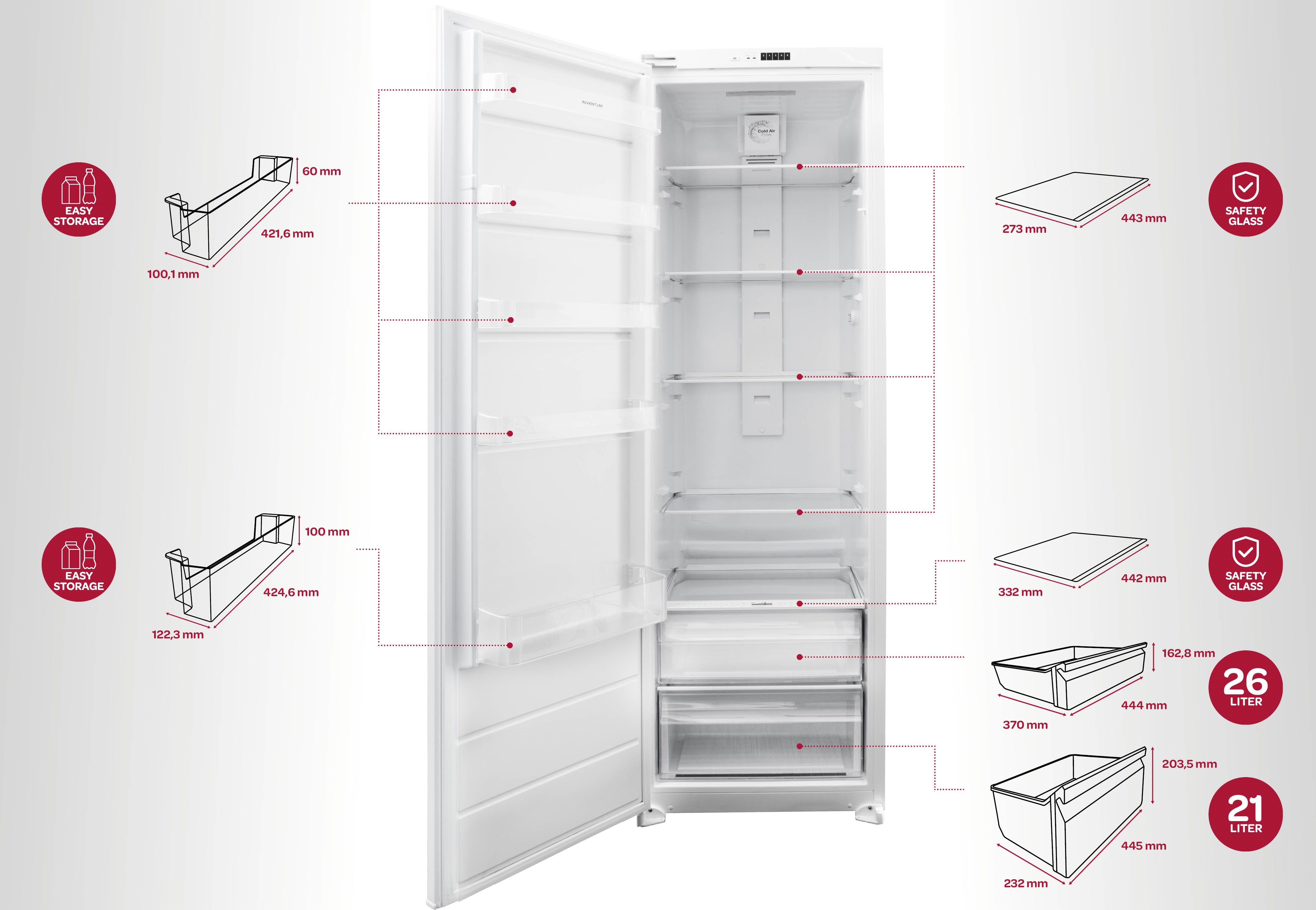 Inventum koelkast inbouw IKK1785S afbeelding 4