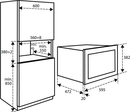 Inventum IMC3834GT inbouw magnetron afbeelding 5