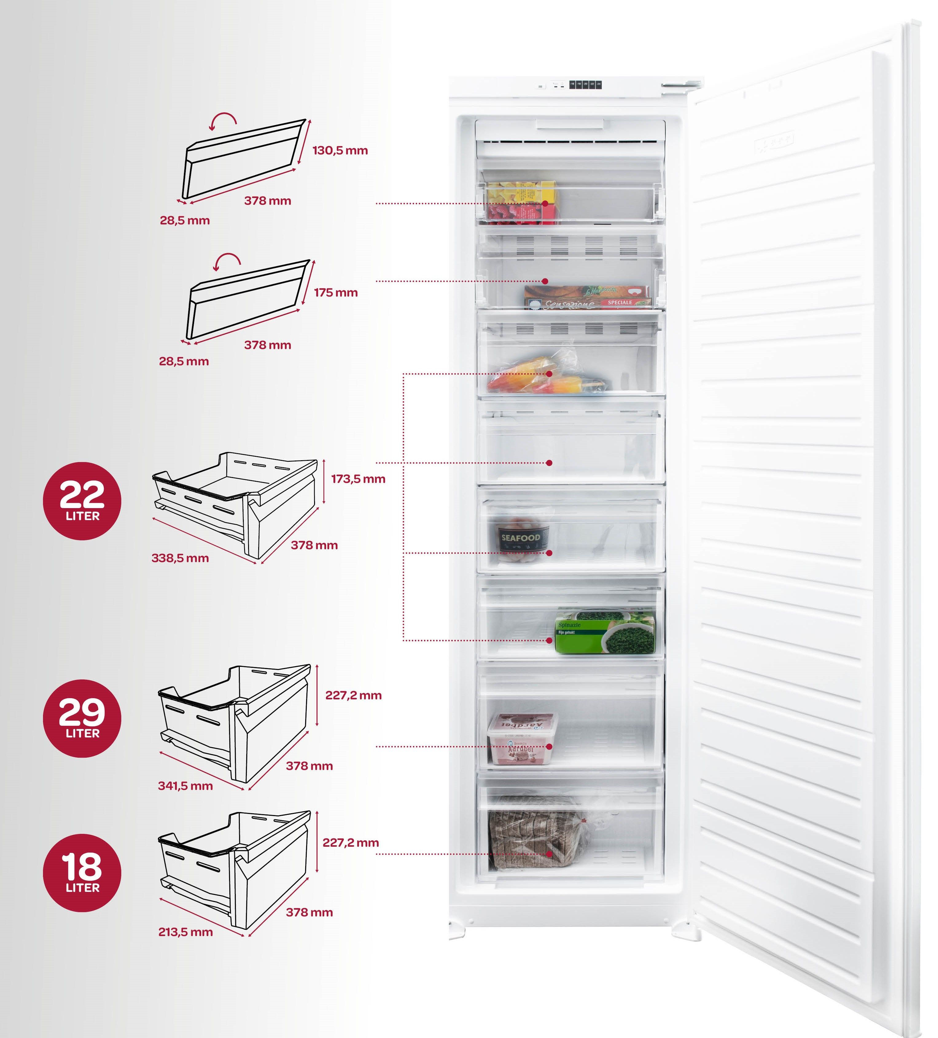 Inventum vriezer inbouw IVR1785S afbeelding 4