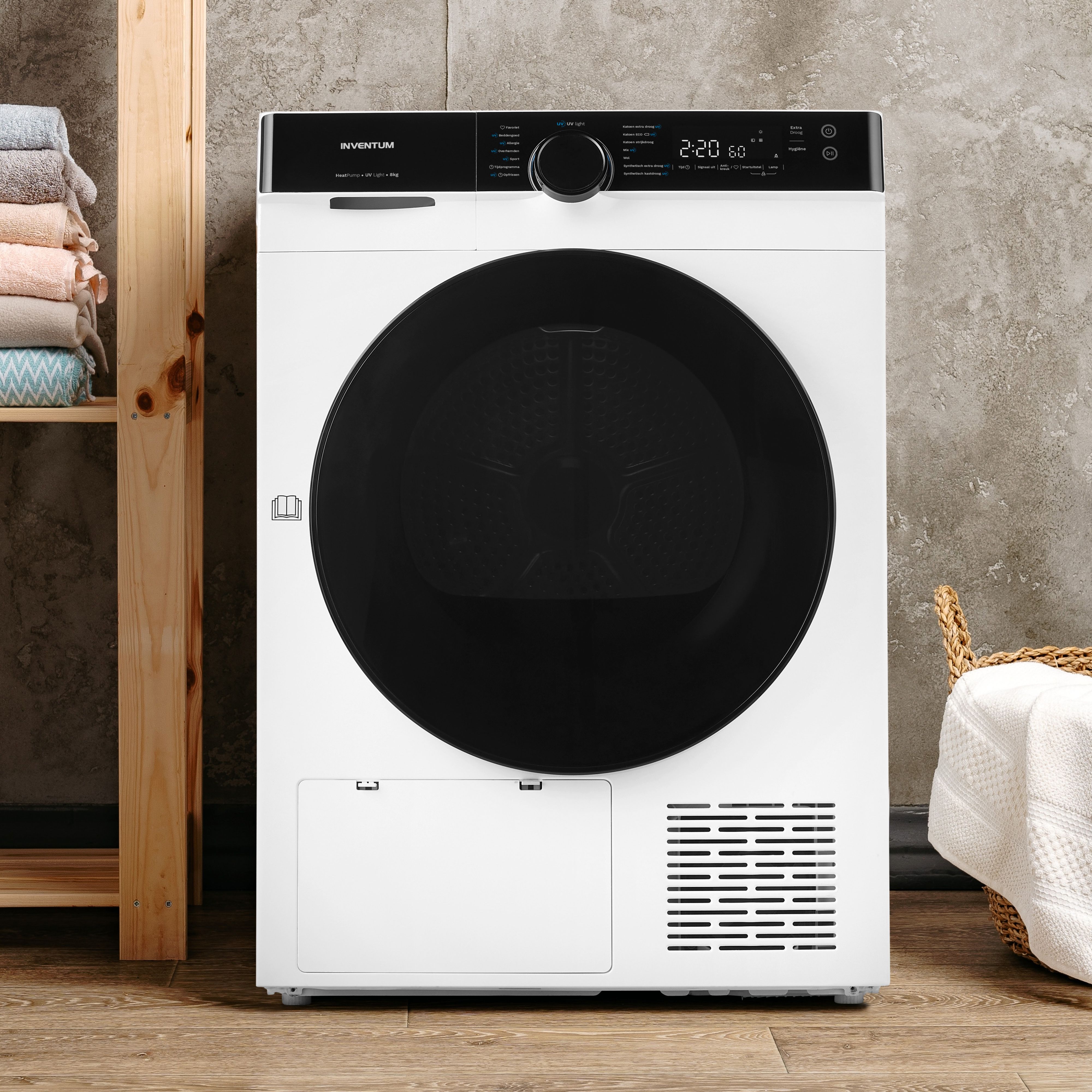 Inventum wasdroger  VDW8020W afbeelding 4