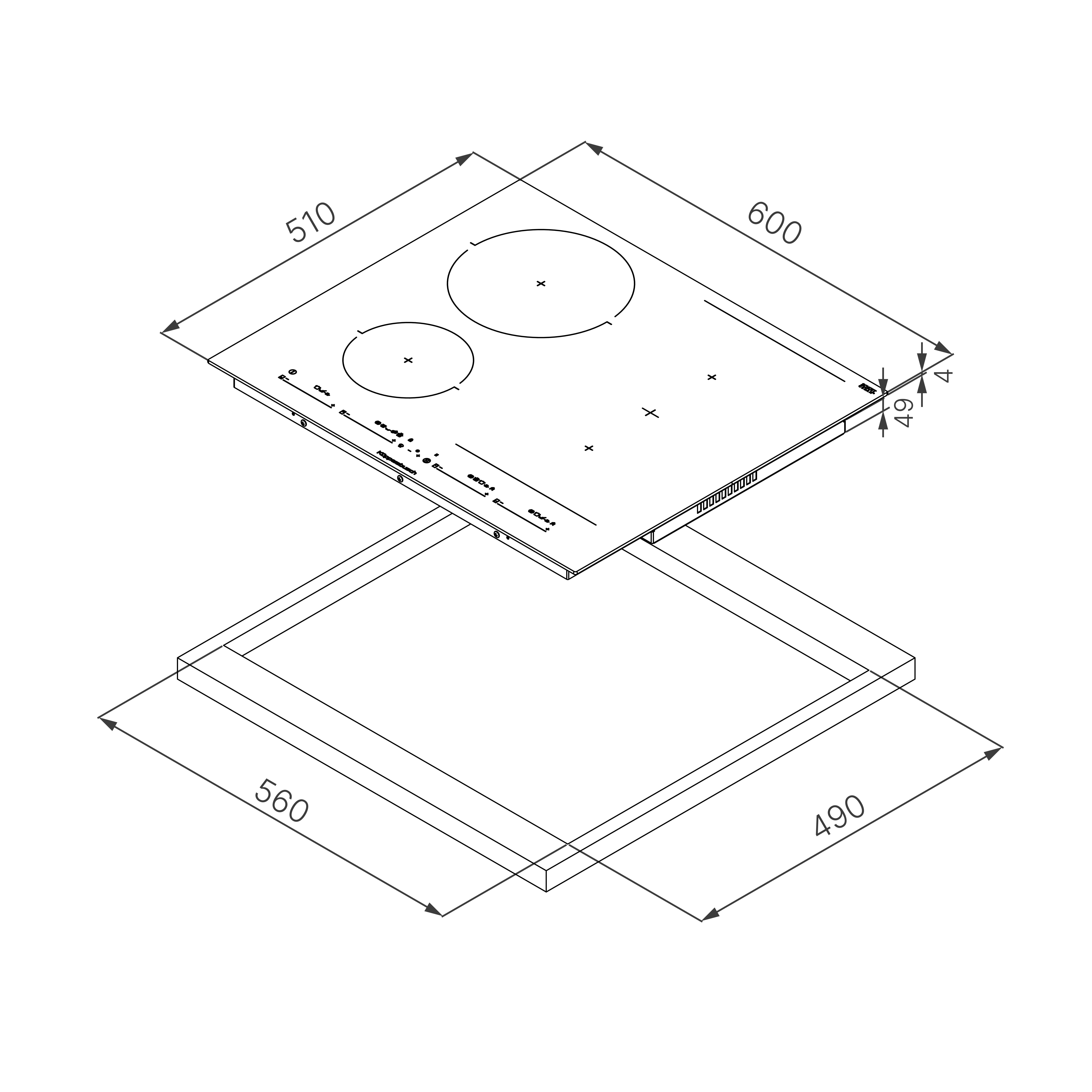 Kuppersbusch kookplaat inbouw KI6550.0SR afbeelding 4