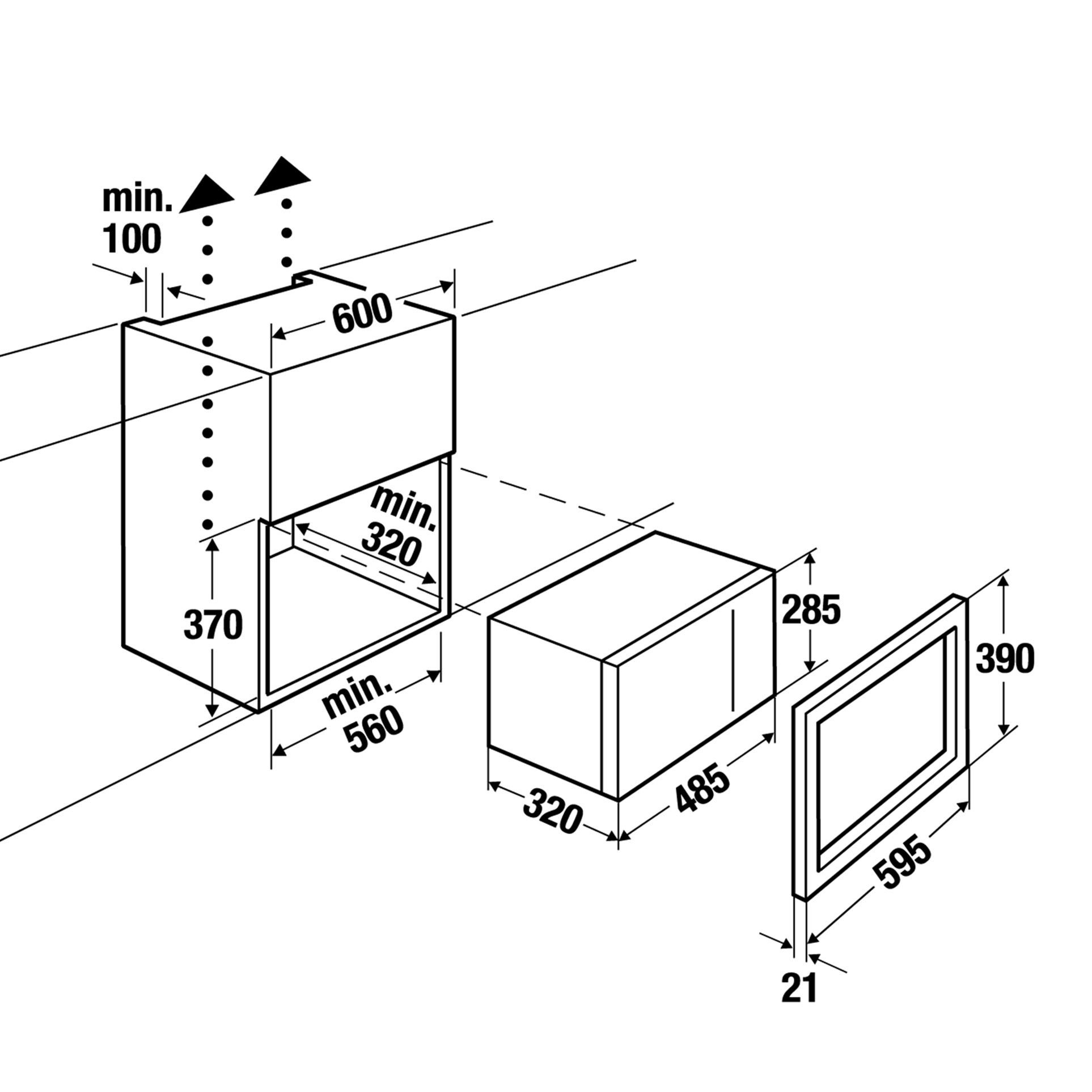 Kuppersbusch magnetron inbouw M6120.0S afbeelding 4