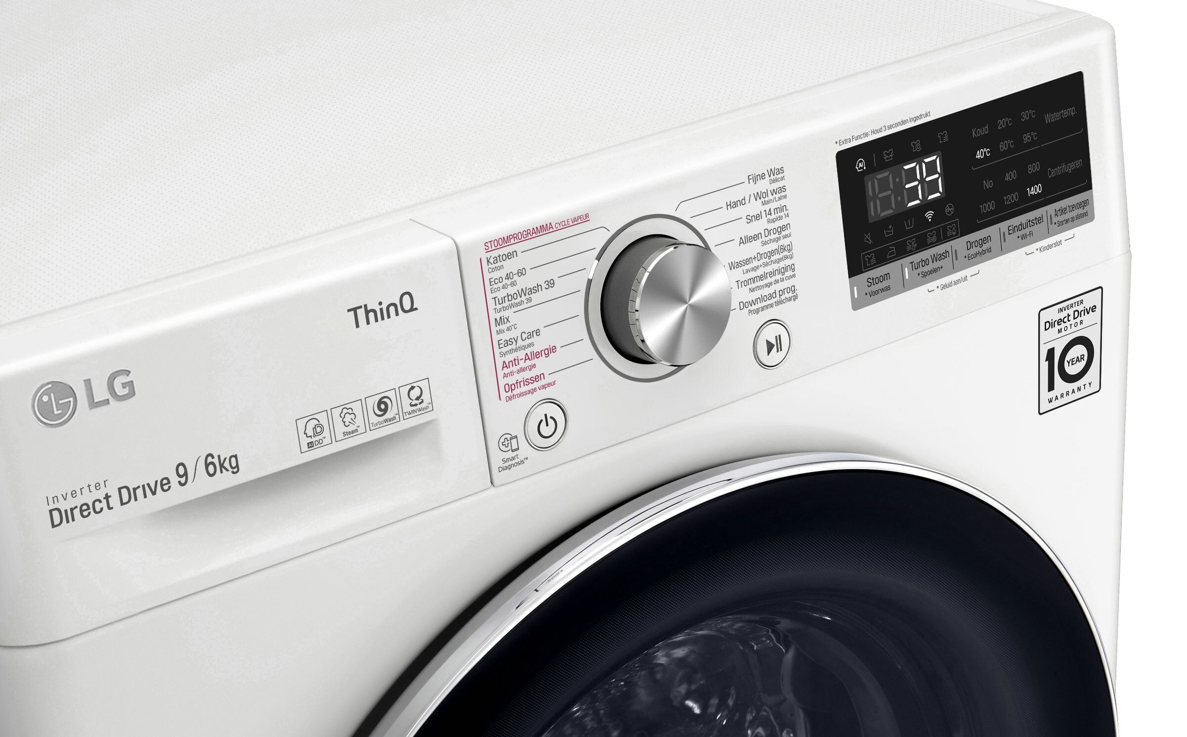 LG wasmachine F4DV909H2E afbeelding 3