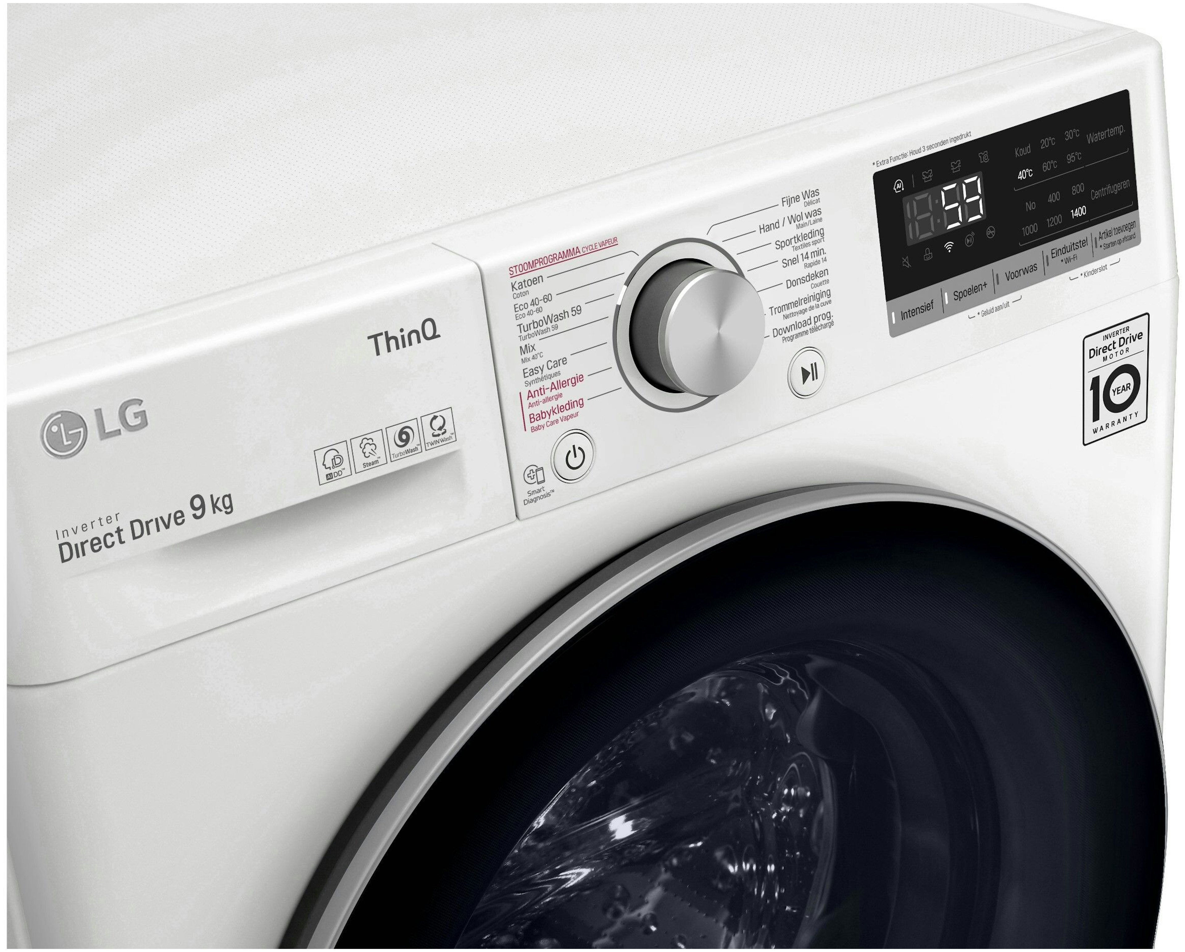 LG wasmachine F4V709P1E afbeelding 3