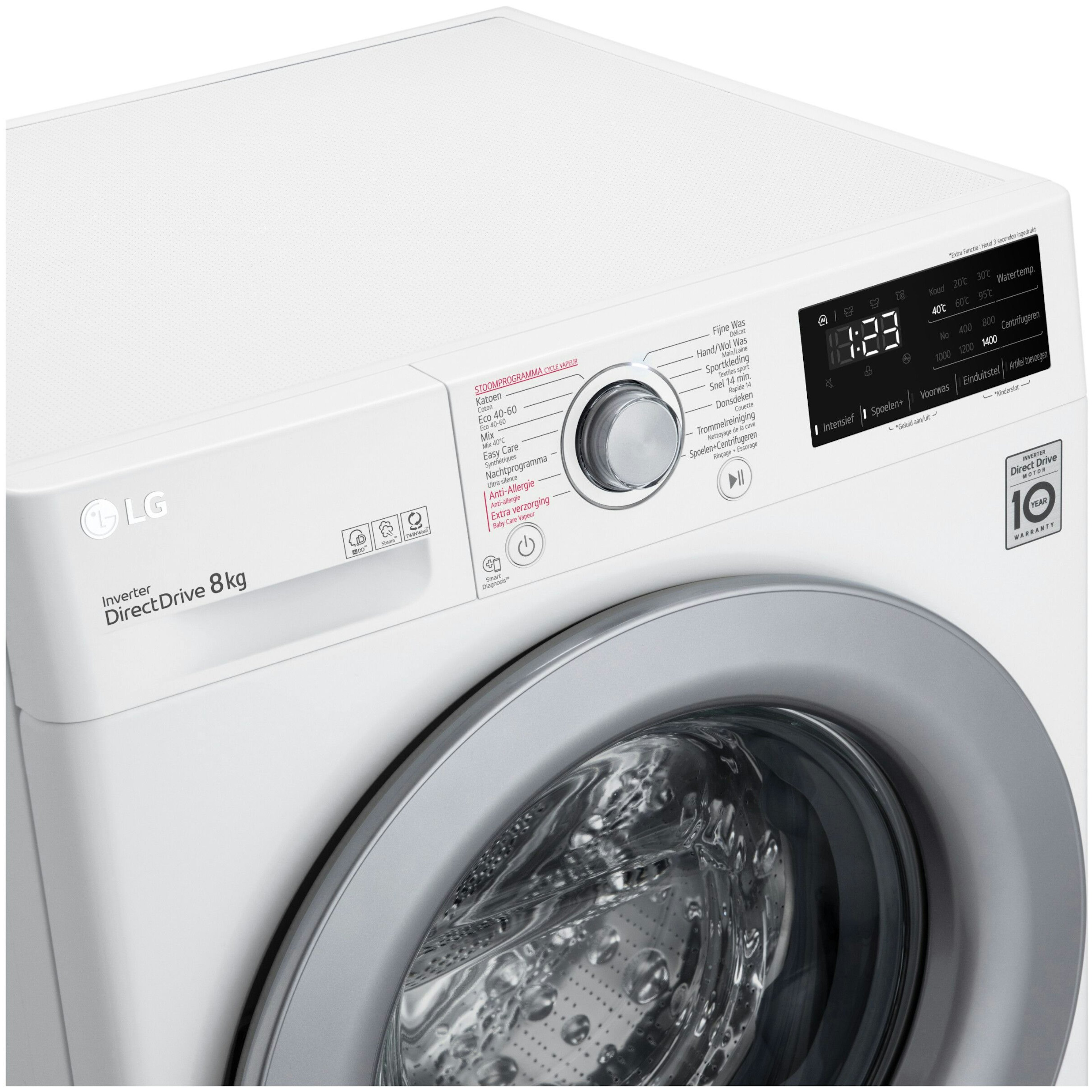 LG wasmachine F4WV308S4B afbeelding 3