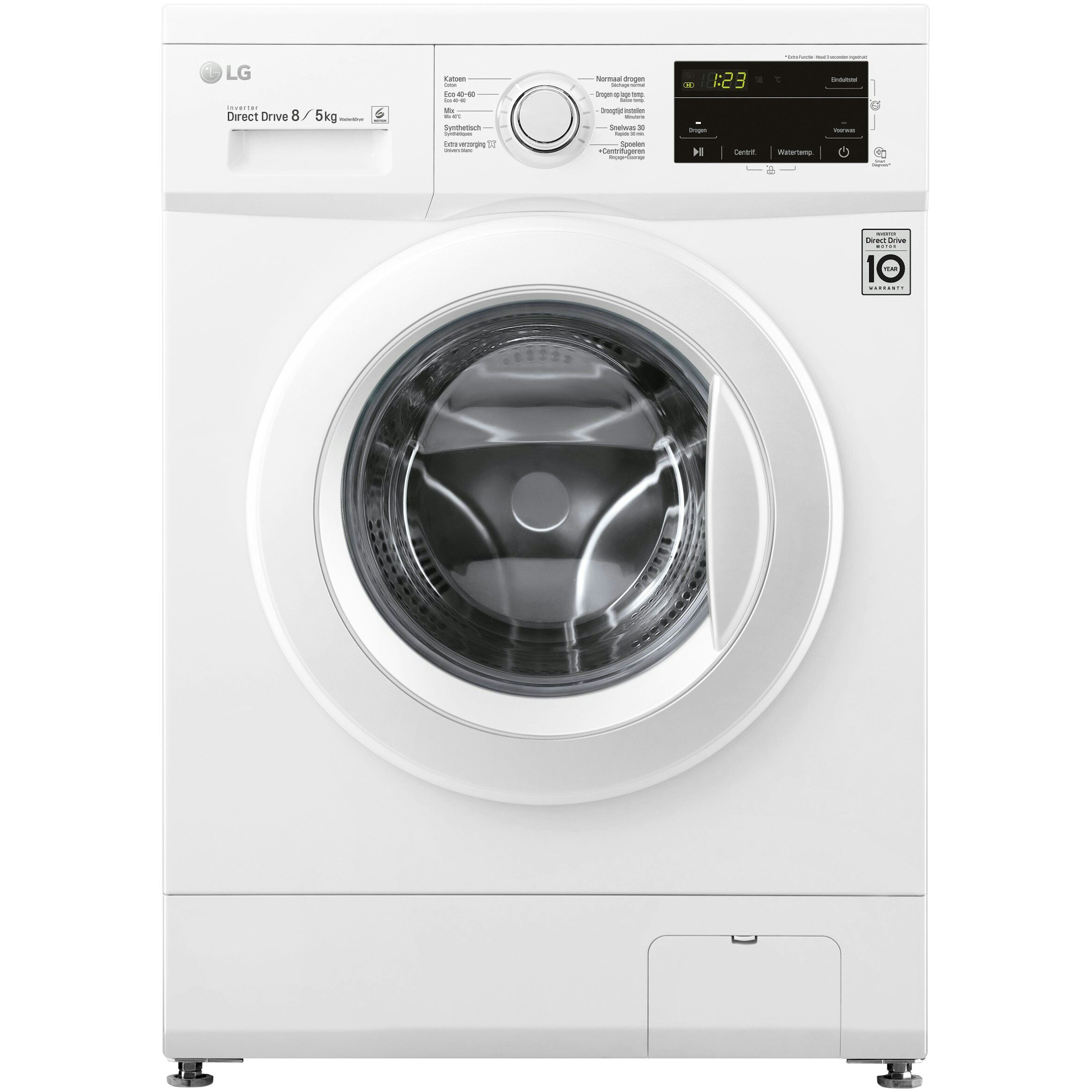 LG GD3M108N3 wasmachine afbeelding 1