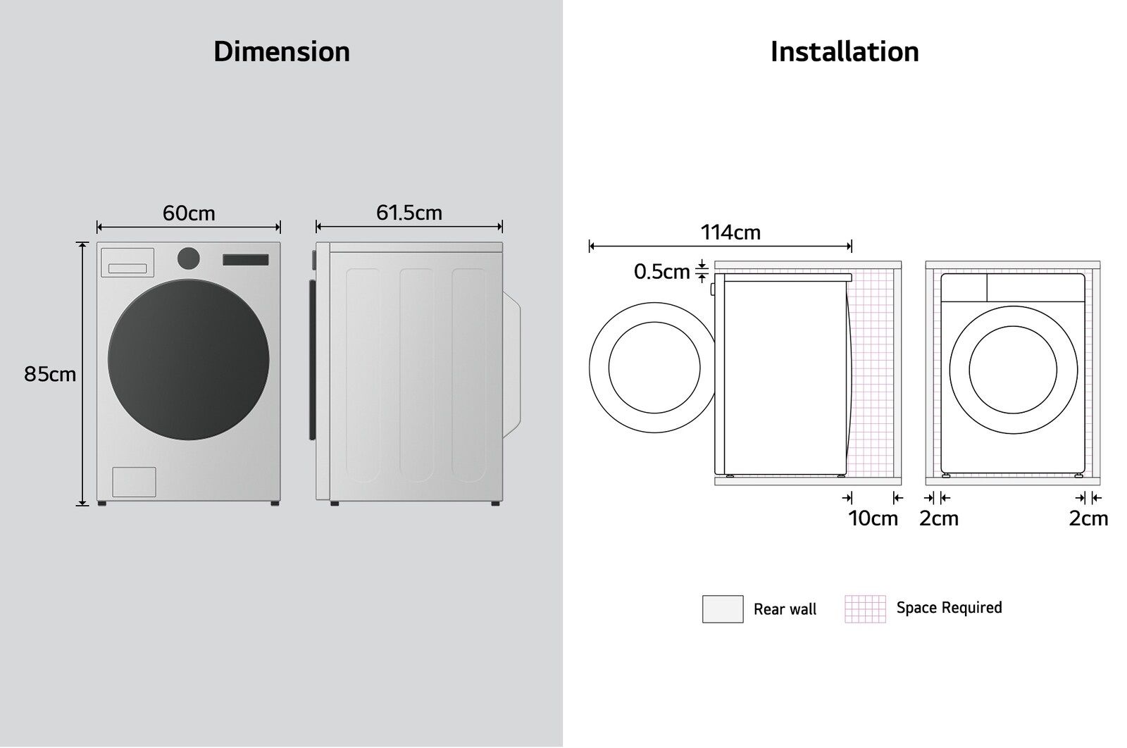 LG RHX5008THB