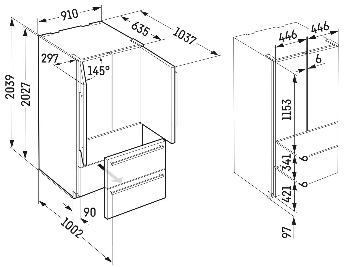 Liebherr CBNSTE 8872-20 vrijstaand koelkast afbeelding 5