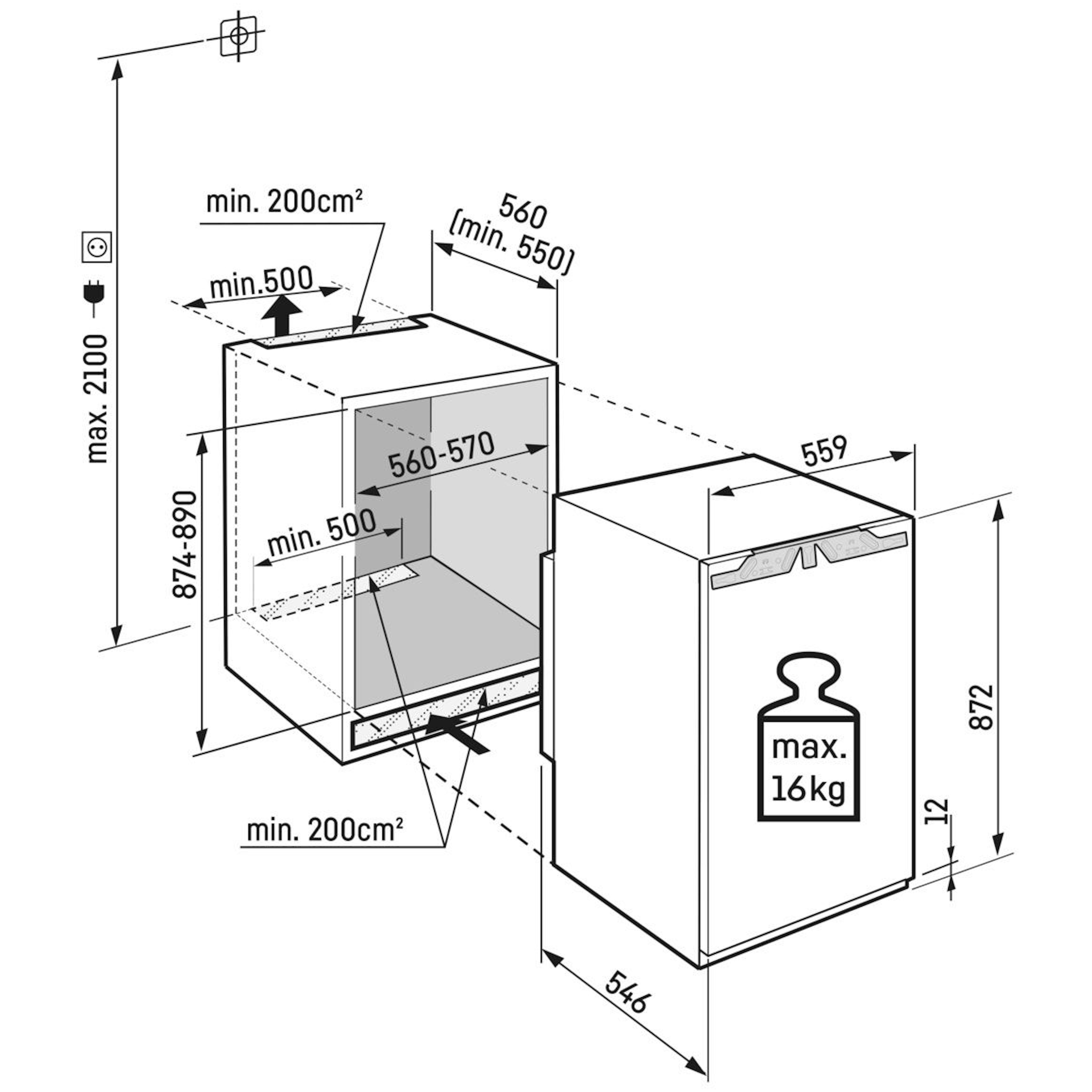 Liebherr koelkast inbouw IRD 3901-20 afbeelding 4