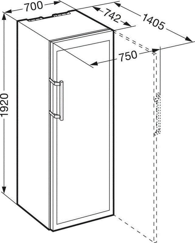 Liebherr WTPES 5972-22 vrijstaand wijnkast afbeelding 5