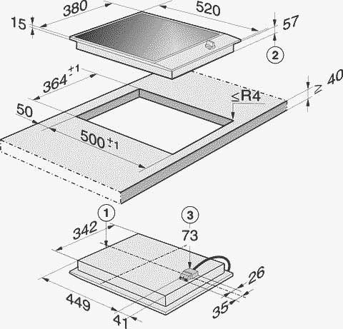 Miele kookplaat inbouw CS1222I afbeelding 4