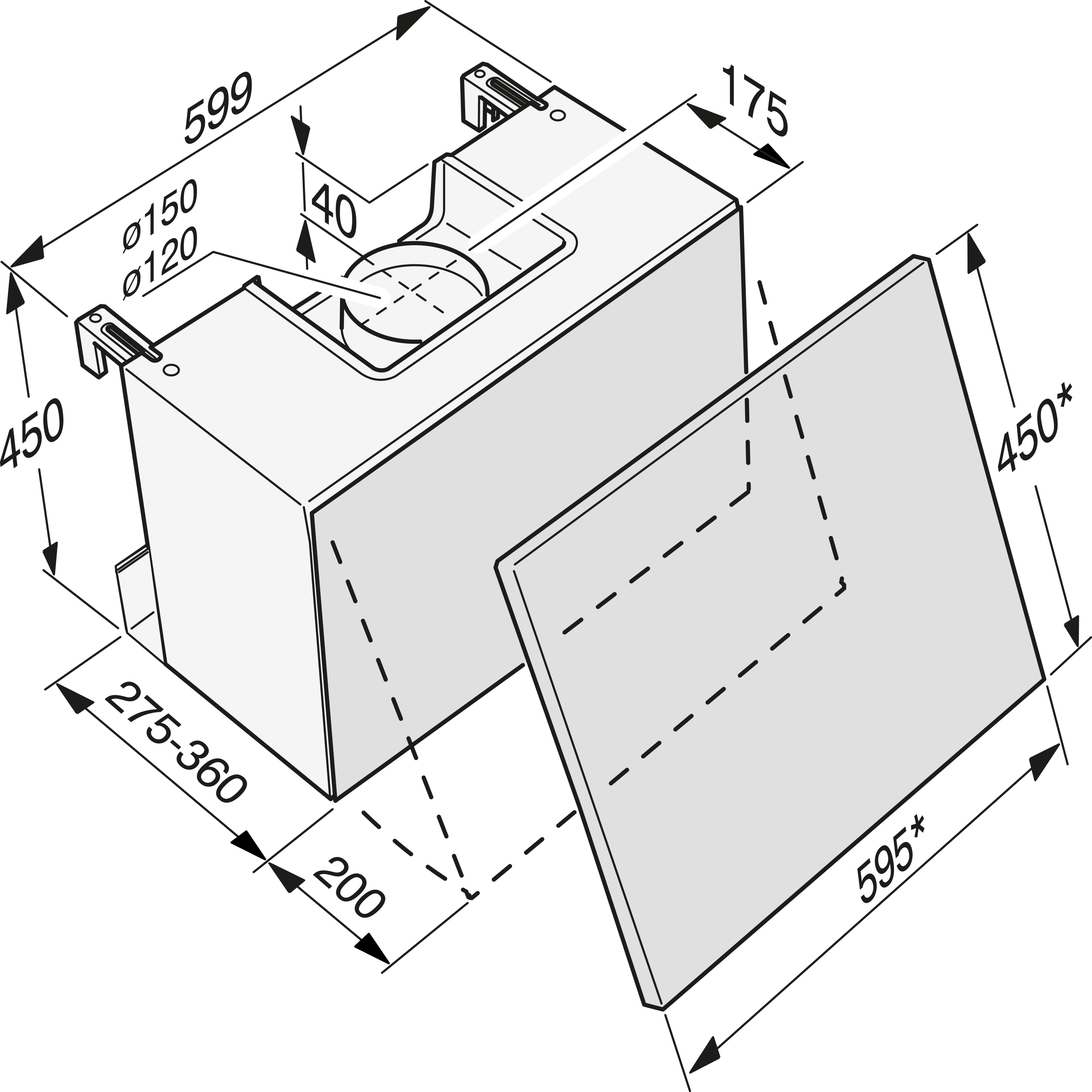 Miele afzuigkap  DAZ 1620 afbeelding 4