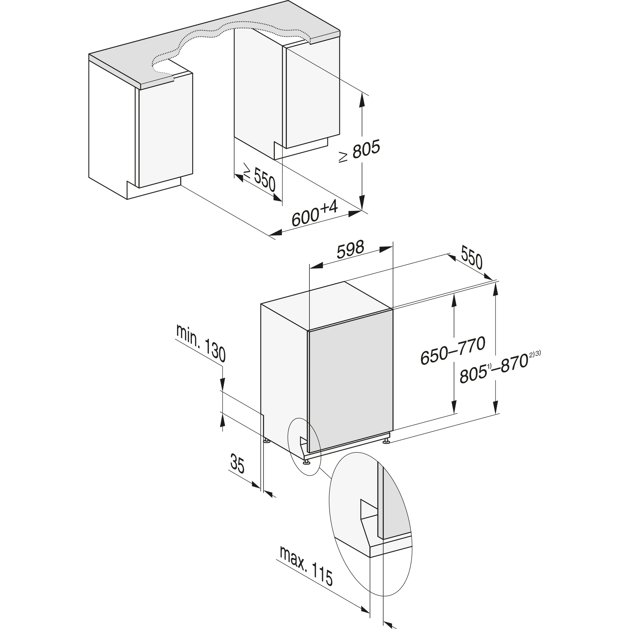Miele vaatwasser inbouw G 5163 SCVI afbeelding 4