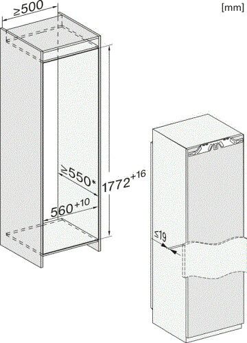 Miele K7743EEU1 inbouw koelkast afbeelding 5