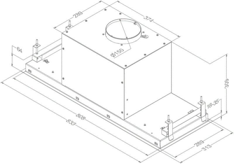 Novy afzuigkap  26082 afbeelding 4