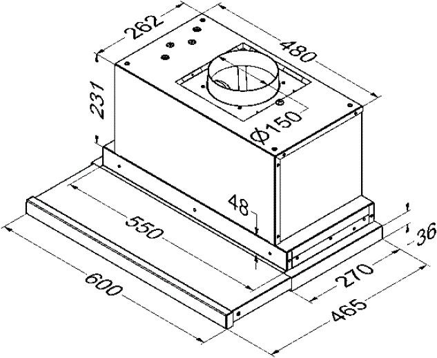 Novy afzuigkap  650 afbeelding 4