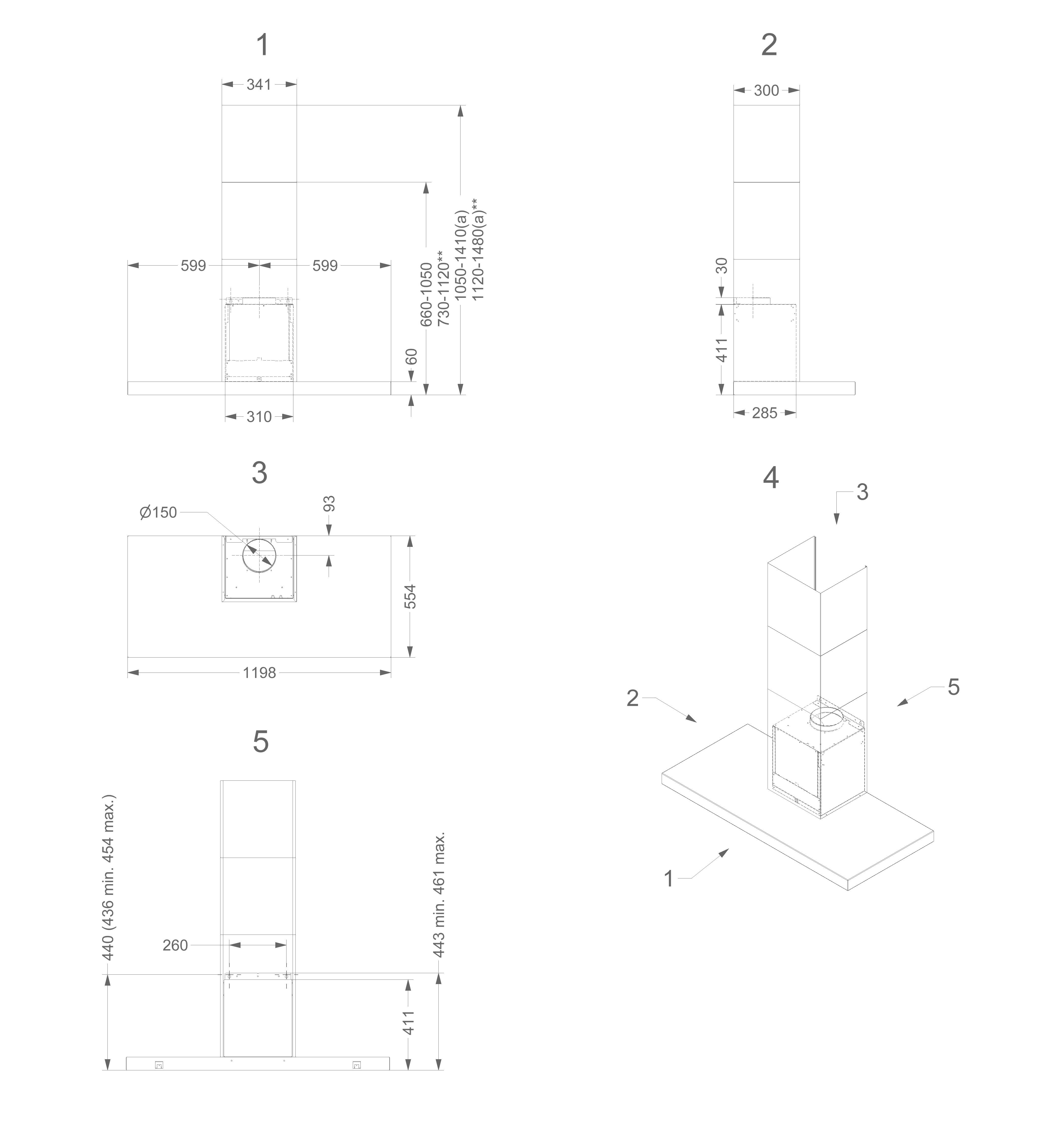 Novy afzuigkap  7612 afbeelding 4