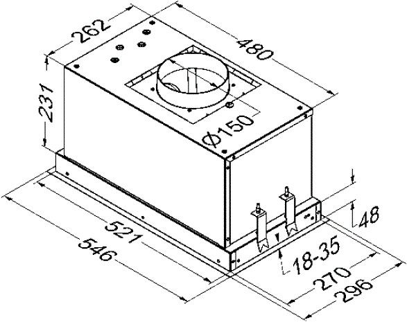 Novy afzuigkap 828 afbeelding 3