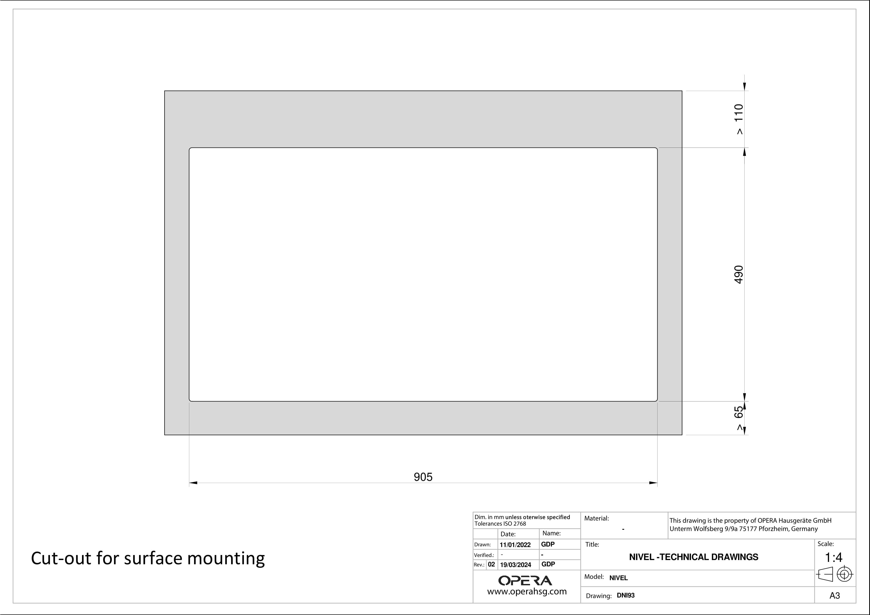 Opera DNI93B210 inbouw kookplaat afbeelding 5