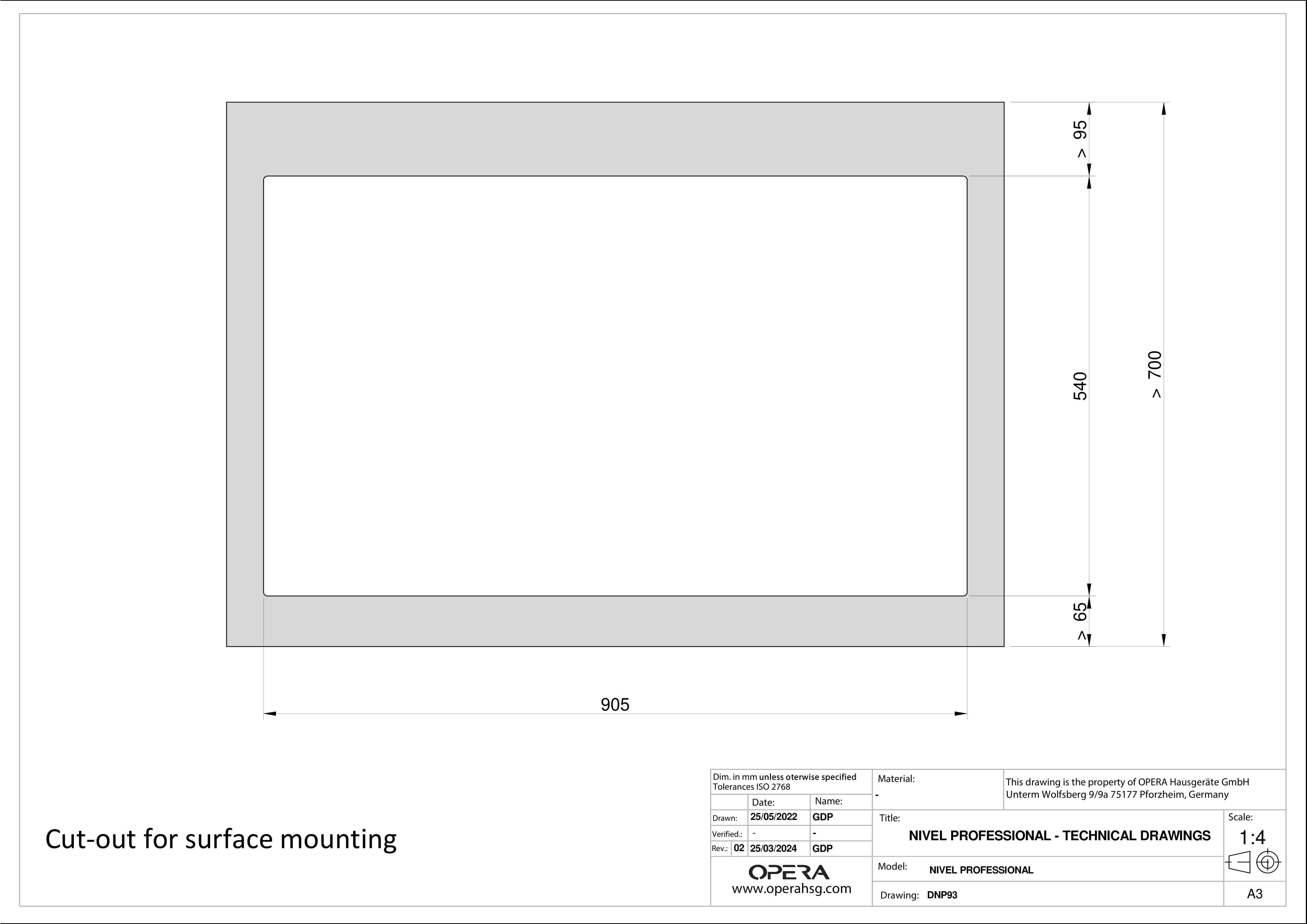 Opera DNP93B210 inbouw kookplaat afbeelding 5
