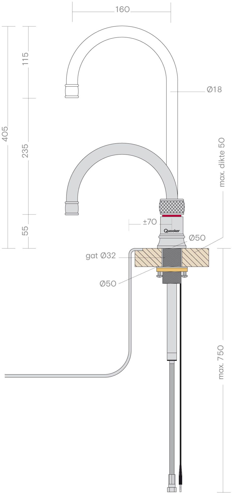 Quooker kokendwaterkraan 22+CNRCHR afbeelding 3
