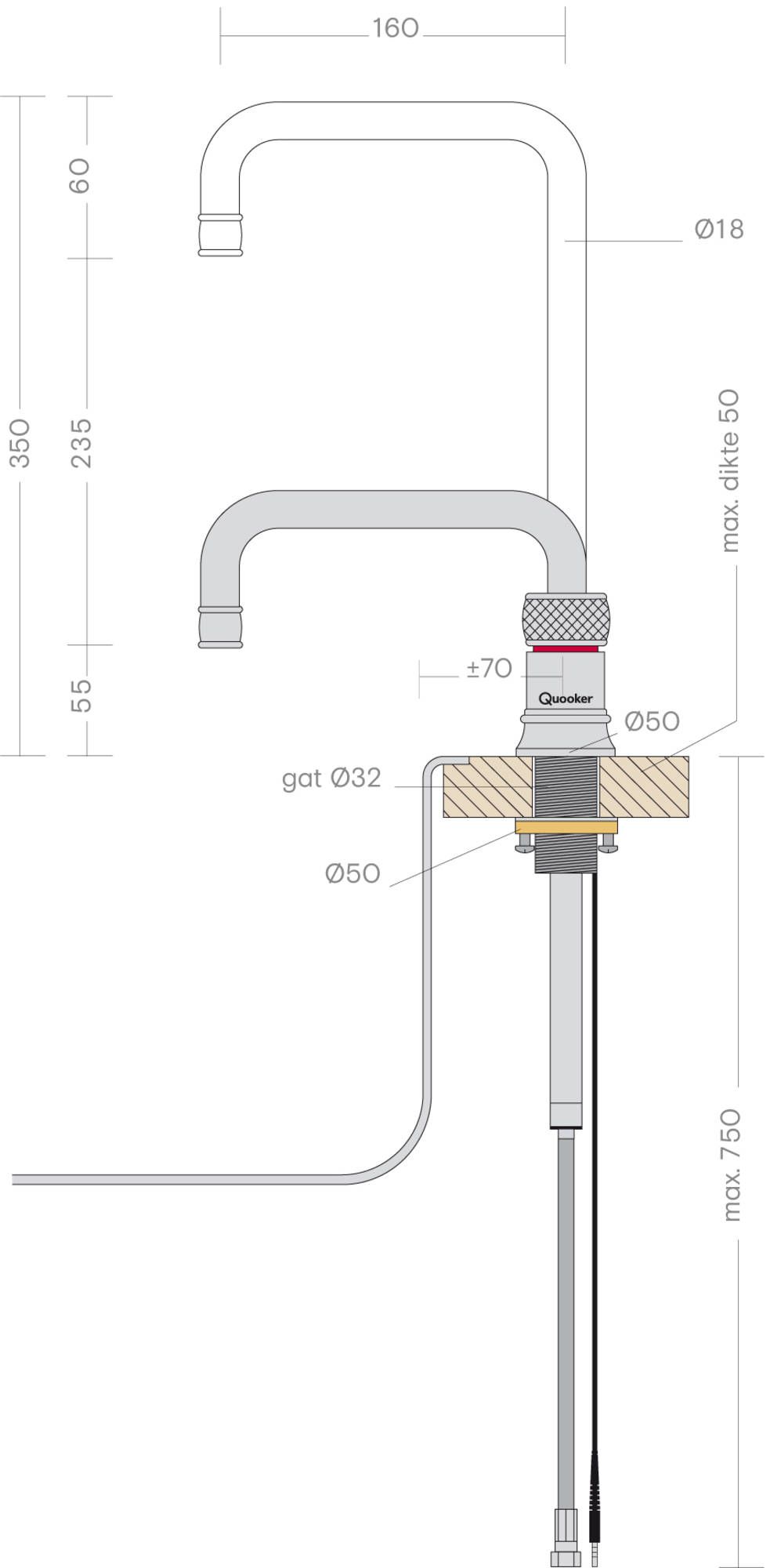 Quooker kokendwaterkraan  3CNSCHR afbeelding 4