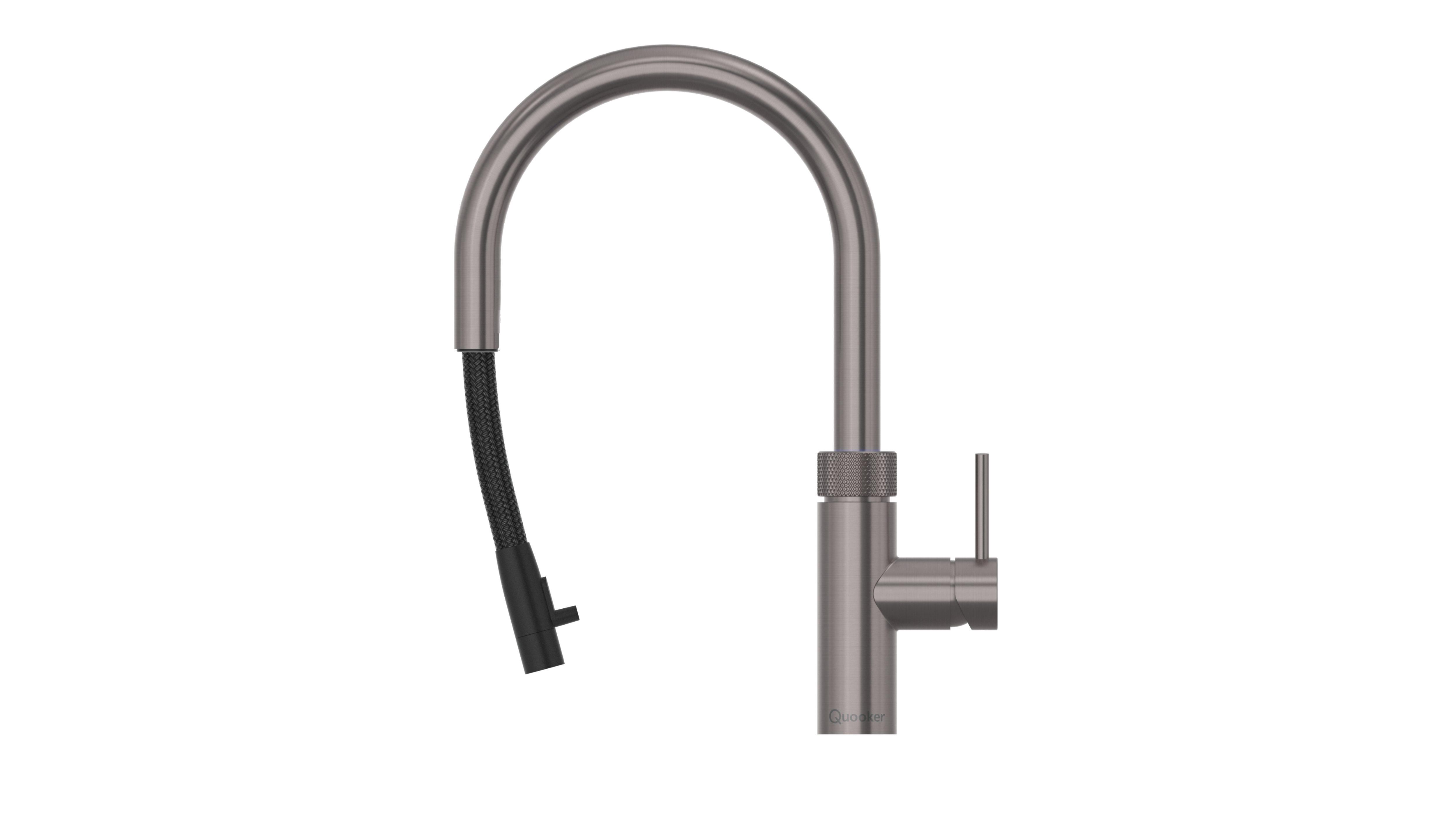 Quooker kokendwaterkraan Combi+ Flex Round Gun Metal + Cube afbeelding 3