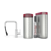 Quooker Combi+ Flex Square Chroom + Cube